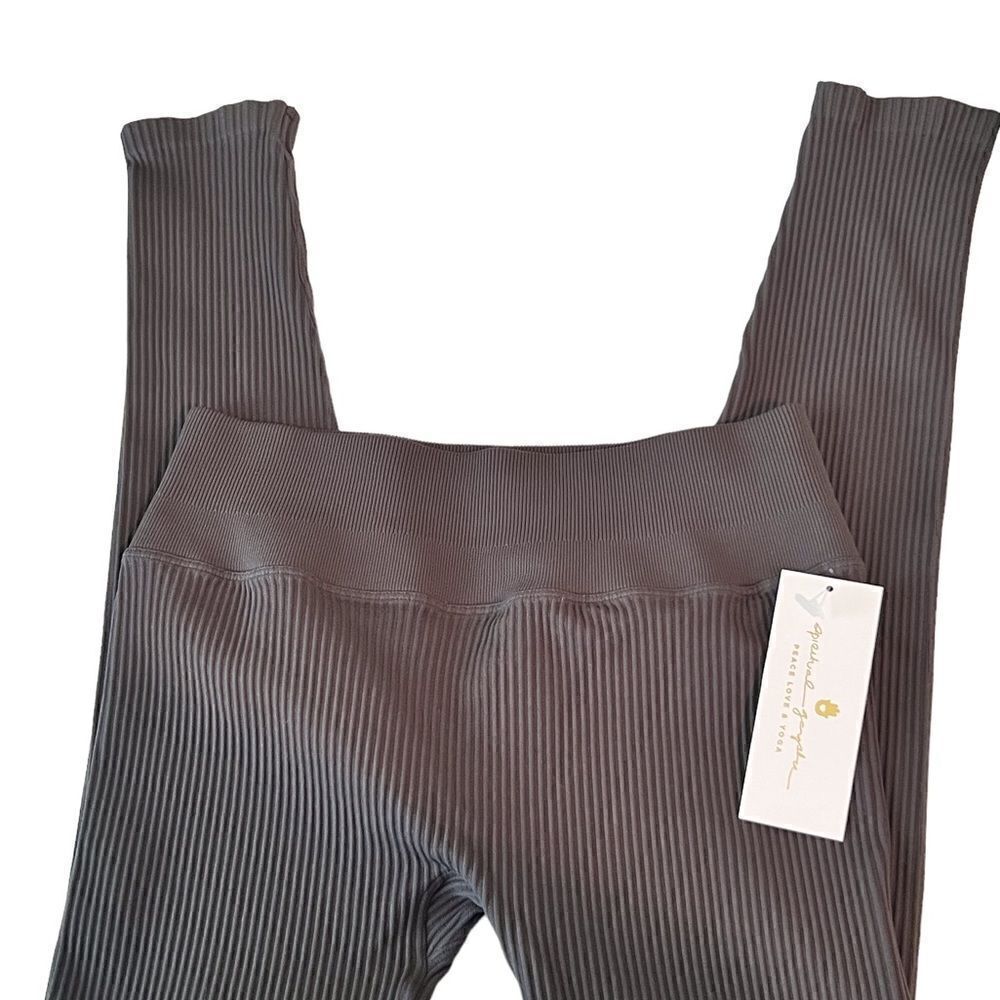 Spiritual Gagster || yoga ribbed legging.        🧘‍♀️ Yoga Fanatics 🧘‍♀️